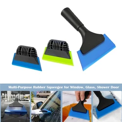 Rubber Squeegee Car Window Tint Squeegee Non-Slip Handle Scraper for Windshield Cleaning Vinyl Wrap Household Shower