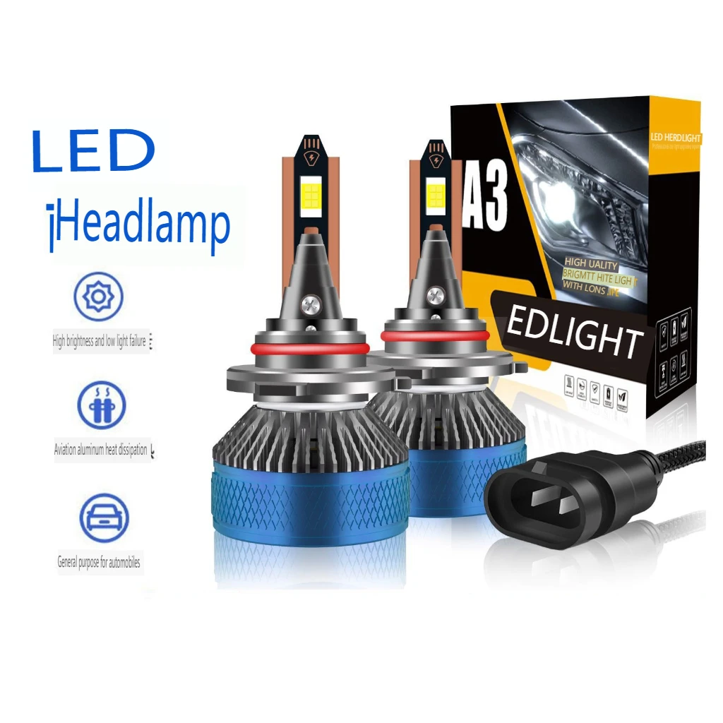 

H1 H3 H7 H8 H9 H11 HB1 HB2 HB3 HB4 HB5 HIR2 H4 H13 9004 9005 9006 9007 9012 LED Headlight Bulbs 12V 33W 6000K Car Light Retrofit