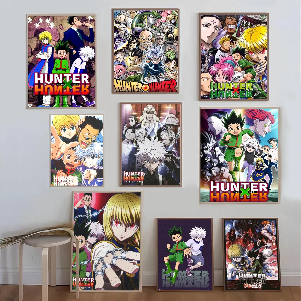 

Hunter X Hunter DIY Sticky Poster Whitepaper Prints Posters Artwork Vintage Decorative Painting
