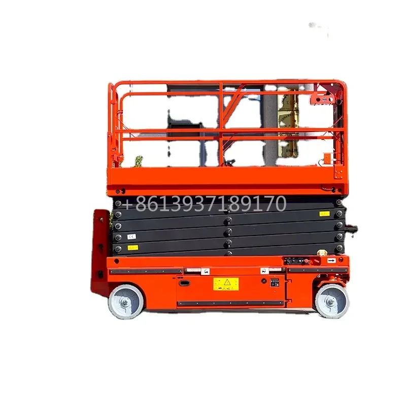 Full Automatic Aerial Work Electric Scaffold Lift Stationary Aerial Lift Scaffolding Hydraulic Scissor Lift