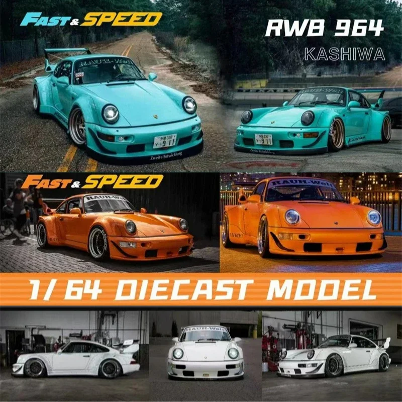 Fast Speed FS 1:64 Rauh-WVelt RWB964 limited499 Diecast Model Car