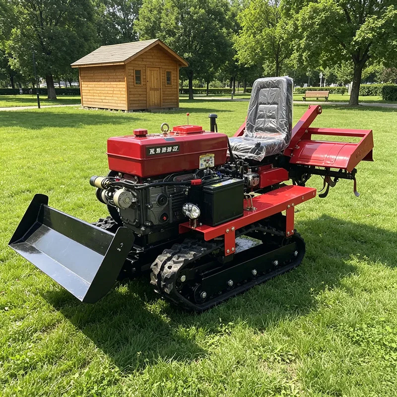 

Индивидуальная оптовая цена на малогабаритный мотоблок, гусеничный трактор и гусеничный роторный культиватор, совместимые с различными навесными устройствами