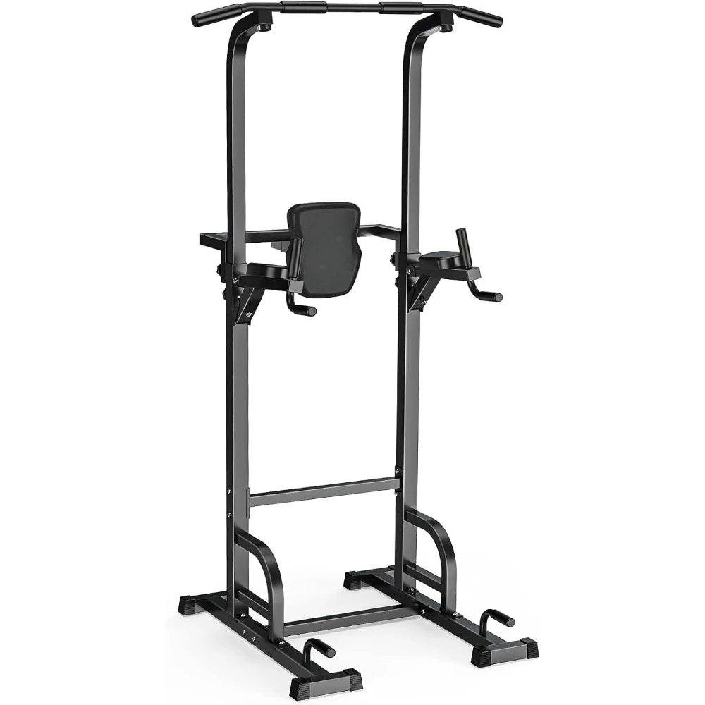 

Power Tower Pull Up Dip Station Assistive Trainer Multi-Function Home Gym Strength Training Fitness Equipment 440LBS