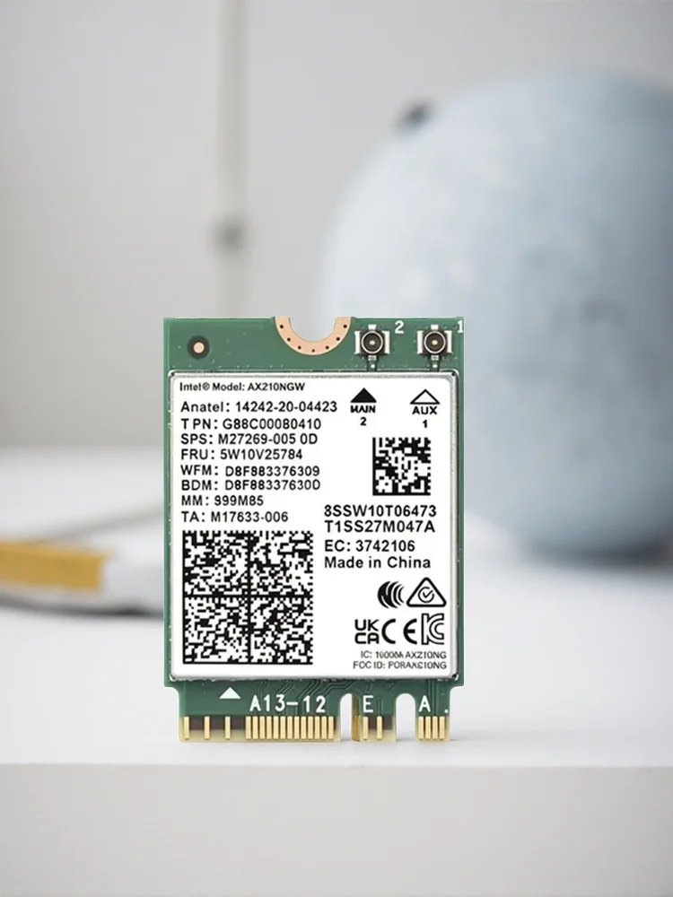 (1 szt.) 100% Oryginalna Nowa Karta Sieciowa Intel AX211 9560HUN AX201 AX210 9462 9560AC WIFI6E Gigabitowa Bezprzewodowa Karta Sieciowa CNVI Bluetooth 5.3 — zdjęcie produktu 7