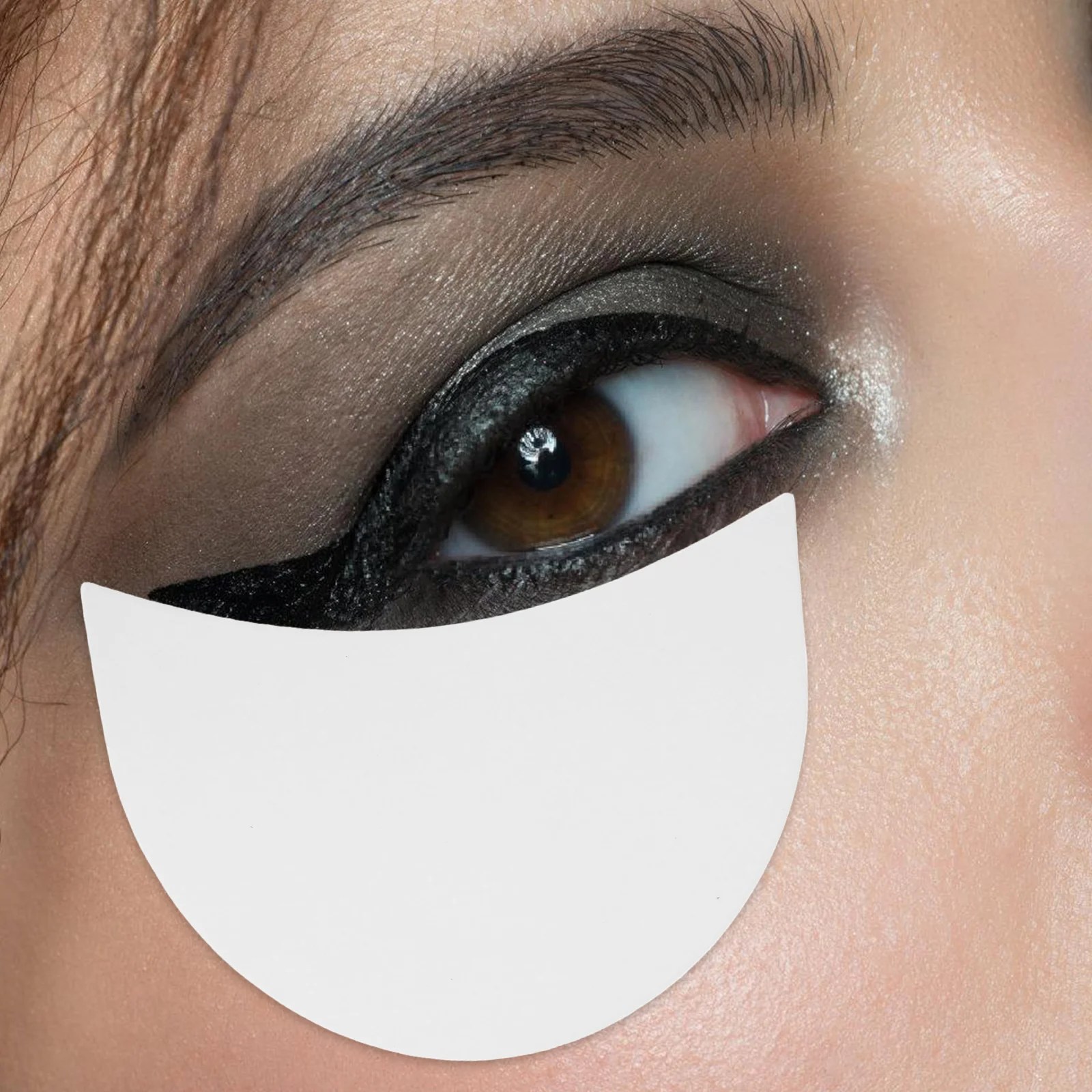 100pcs Eye Makeup Stickers Eyeshadow Shields For Long-Lasting Wear Contour-Fitting Design Under Eye Pads For Eyeliner Mascara