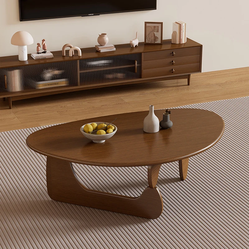 Elegant Stylish Coffee Table Premium Fashionable Minimalist Luxury Side Table Simple Aesthetic Table Basse Bois Furniture