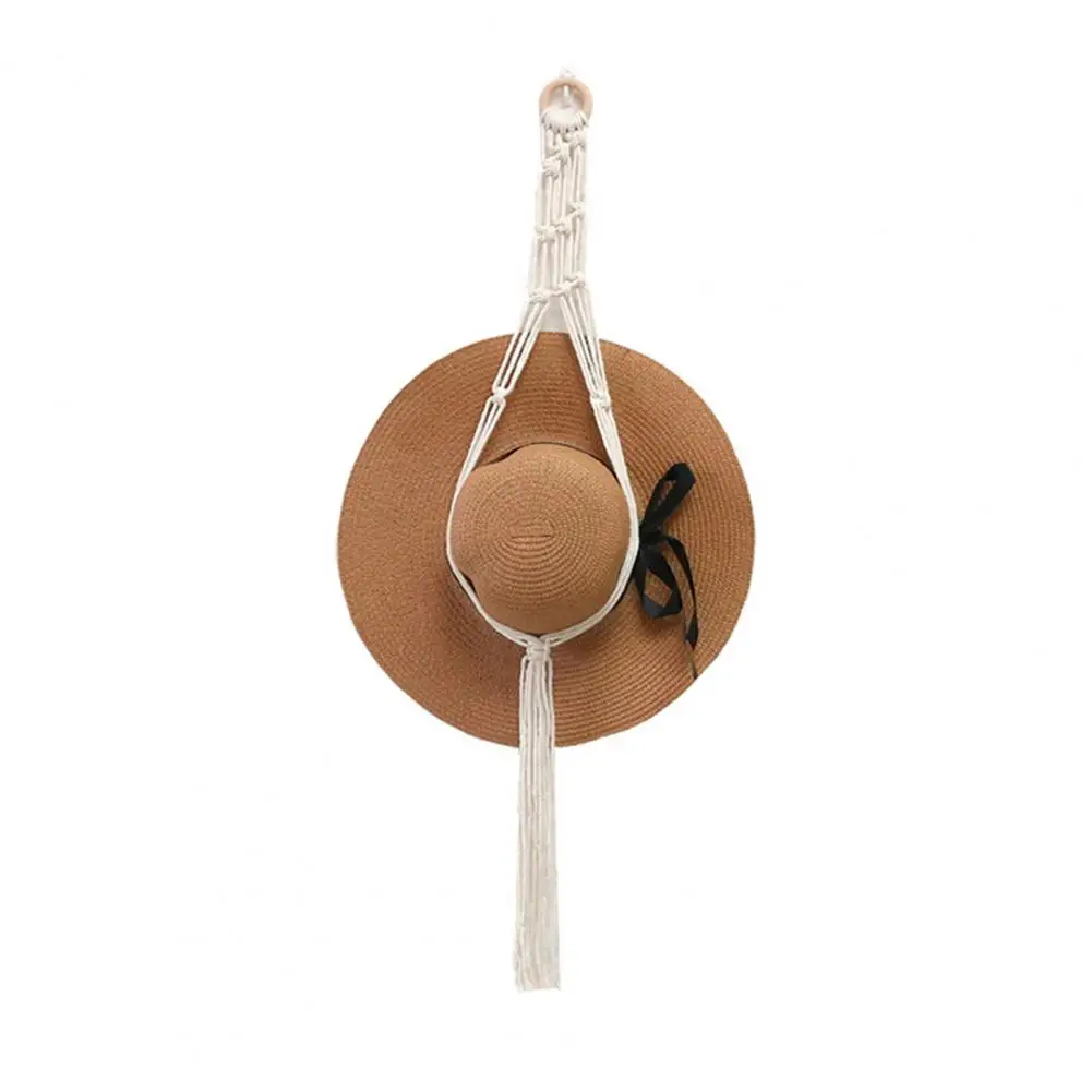 Hat Hanger Bohemian Handcrafted Elaborate Craftsmanship Unfading Wear-resistant Storage Modern Wall Hanging Hat Rack