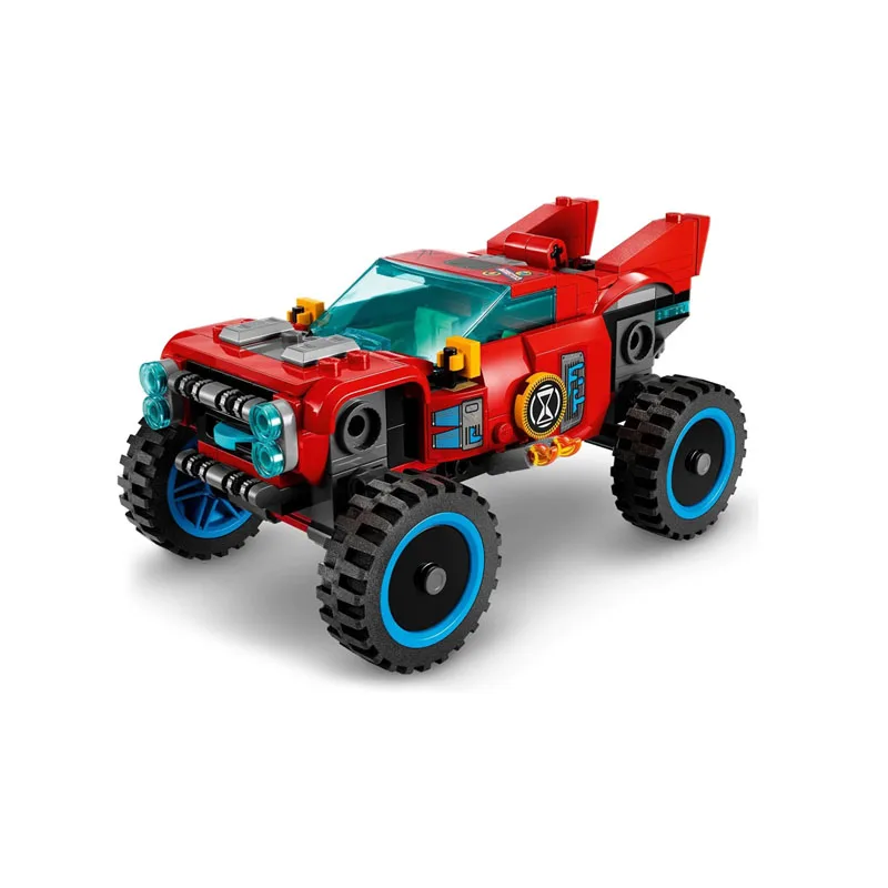 494PCS Dream Series Crocodile Car Building Blocks 71458 With Figures Construction Bricks Set Toys Gift For Children Kids