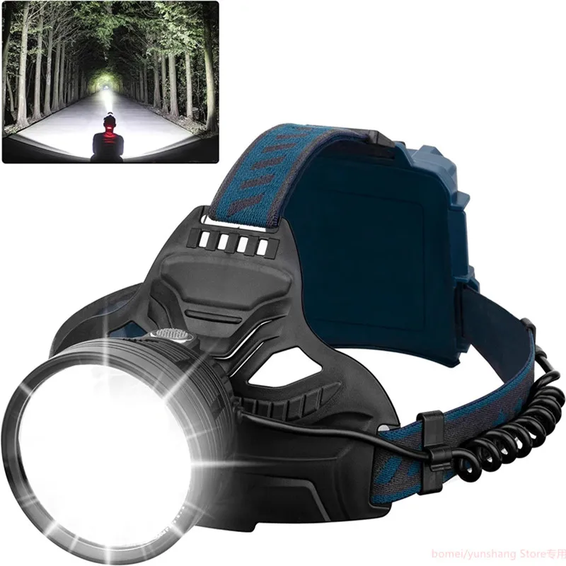 

90000 Lumens LED Headlamp Super Bright Headlight 4 Modes Head light Waterproof Head Flashlight USB Rechargeable Outdoor Headlamp