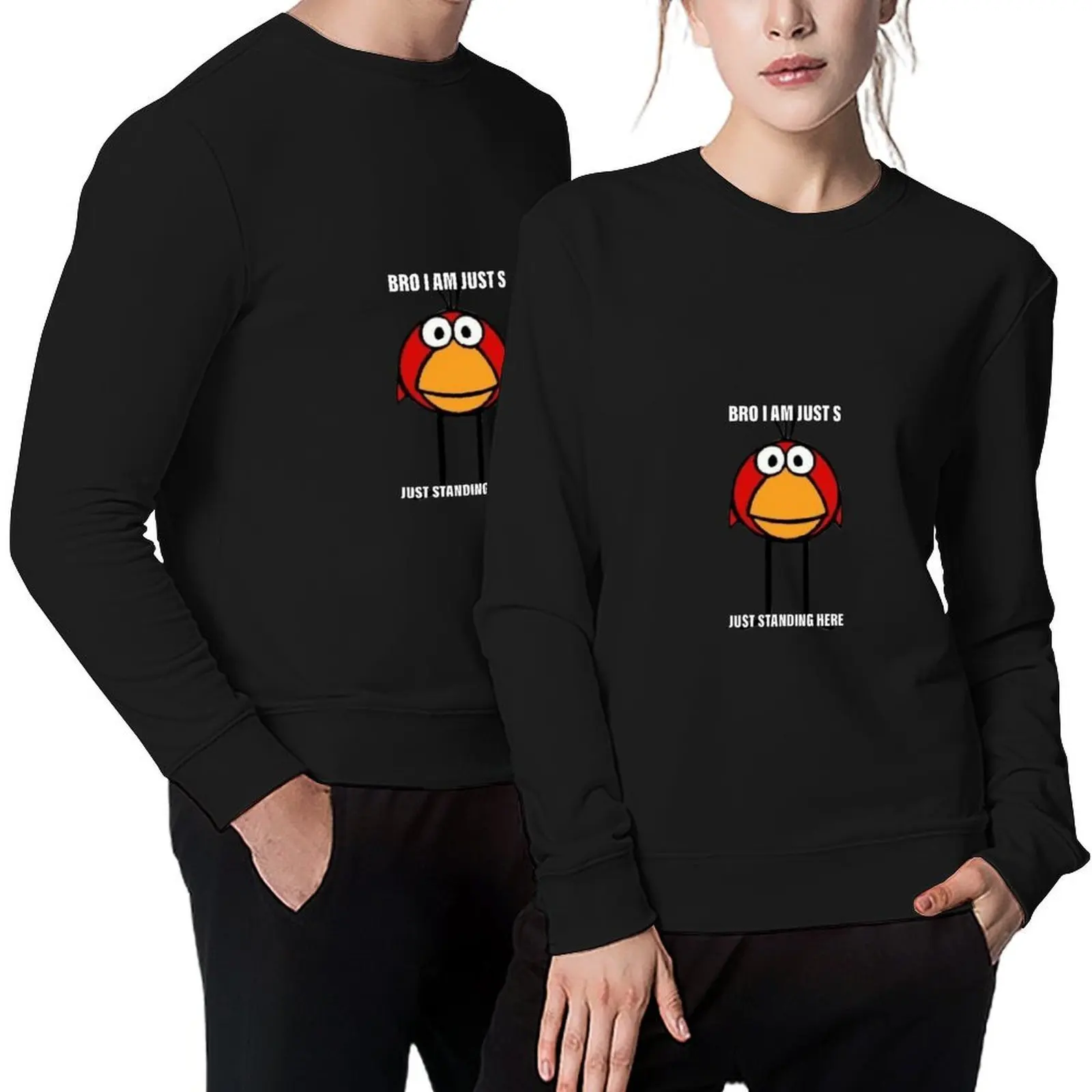 

bro i am just s standing here - peep and the big wide world Pullover men clothes mens clothing men wear hoody