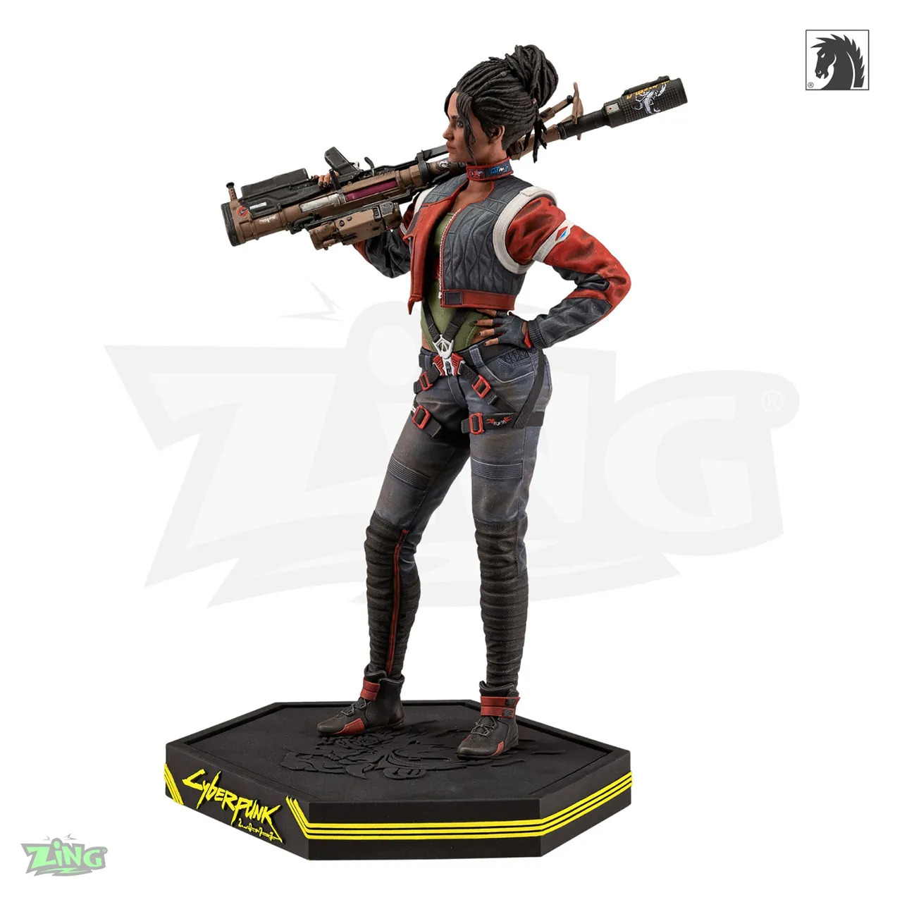 Figura de PVC Auténtica y Nueva de Panam Palmer de Dark Horse Cyberpunk 2077