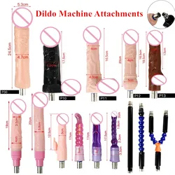 Automatic Dildo Machine Attachments Sex Accessories 3XLR Dildos Plug Anal Toys For Adults Artificial Penis Female Masturbation