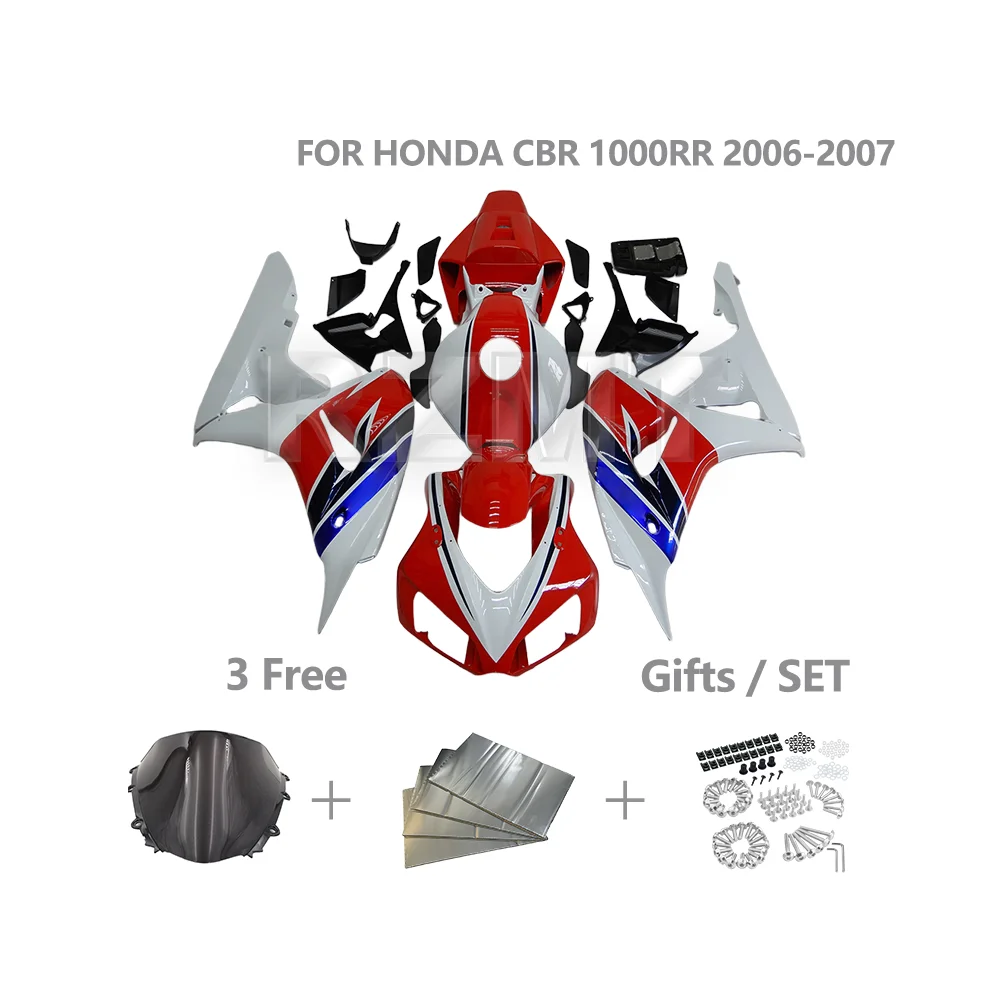 

Fairings Kit FOR HONDA CBR1000RR 2006 2007 CBR 1000RR Customized Motorcycle Fairing Kit ABS Injection Body Parts Set H1007-111a