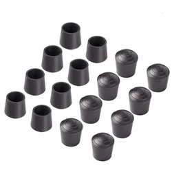 Couvre-pieds de chaise rond en plastique, 4 pièces, protège-pieds en caoutchouc, couvre-pieds de Table