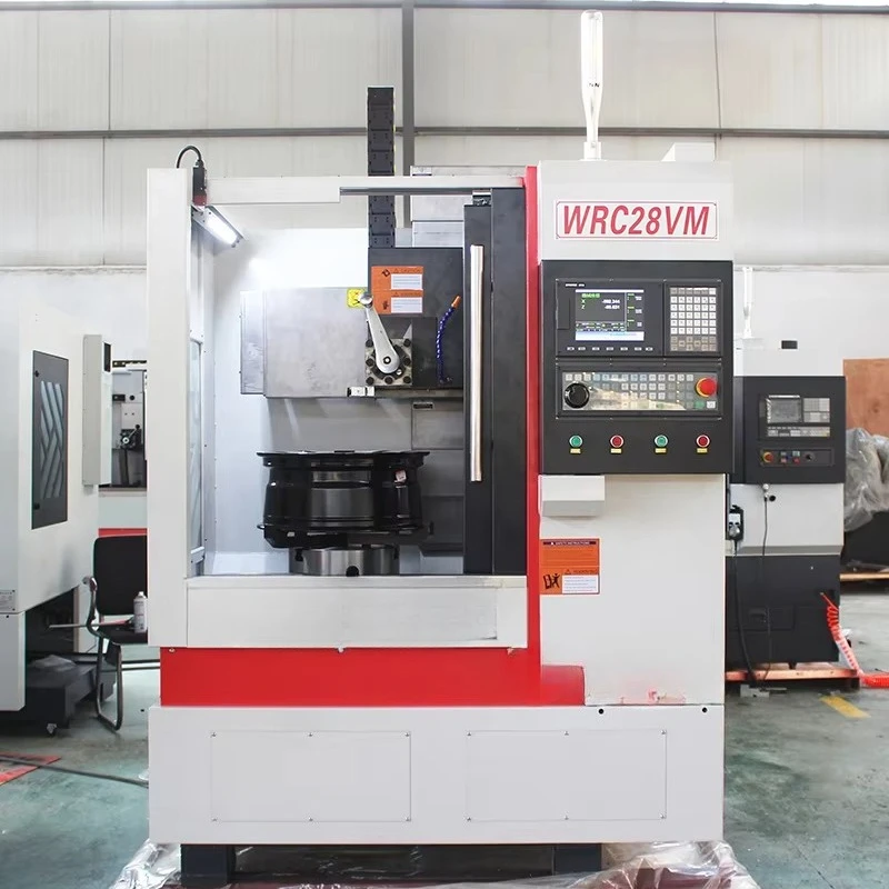 WRC28VM New Vertical Wheel Lathe Rim Repair Machine