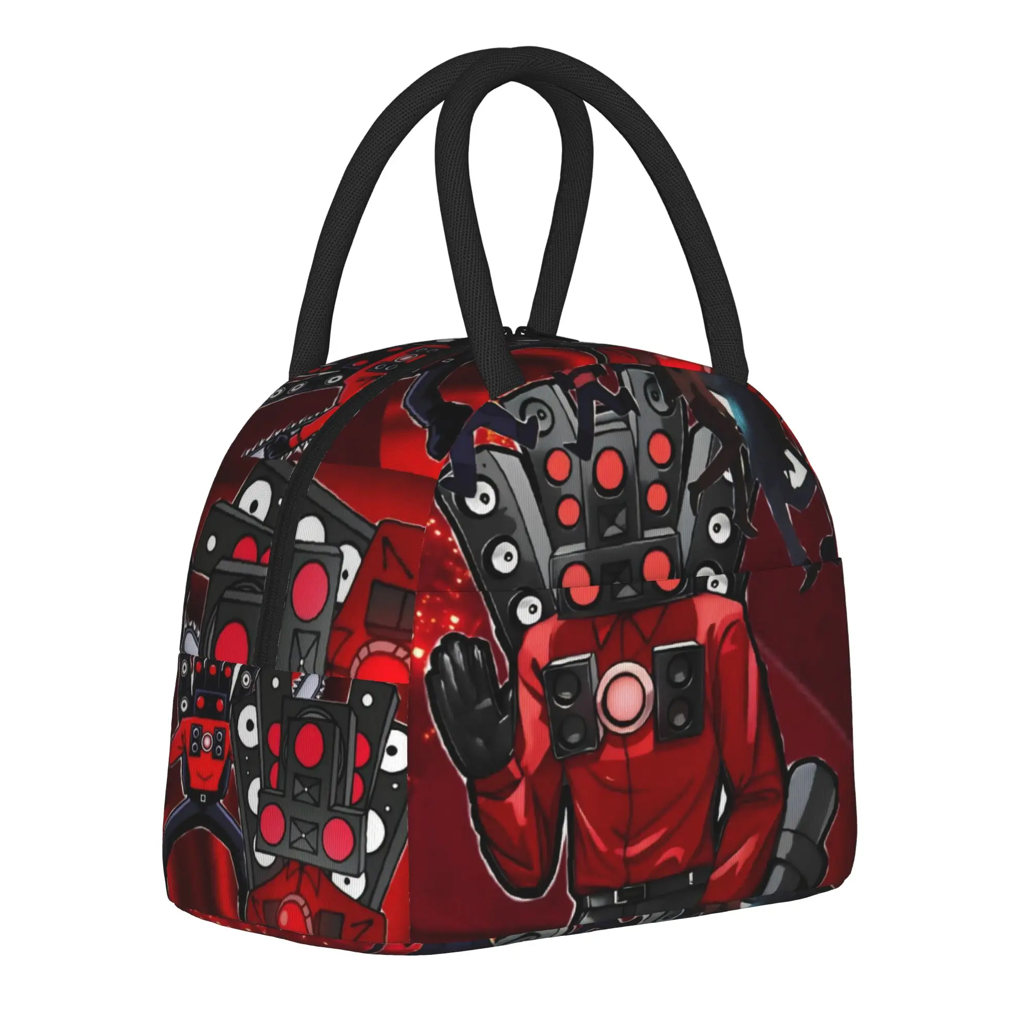 Titan Speakerman Skibidi Toilet Thermal Insulated Lunch Bags for Work  Reusable Bento Box Men Women Thermal Cooler Lunch Boxes