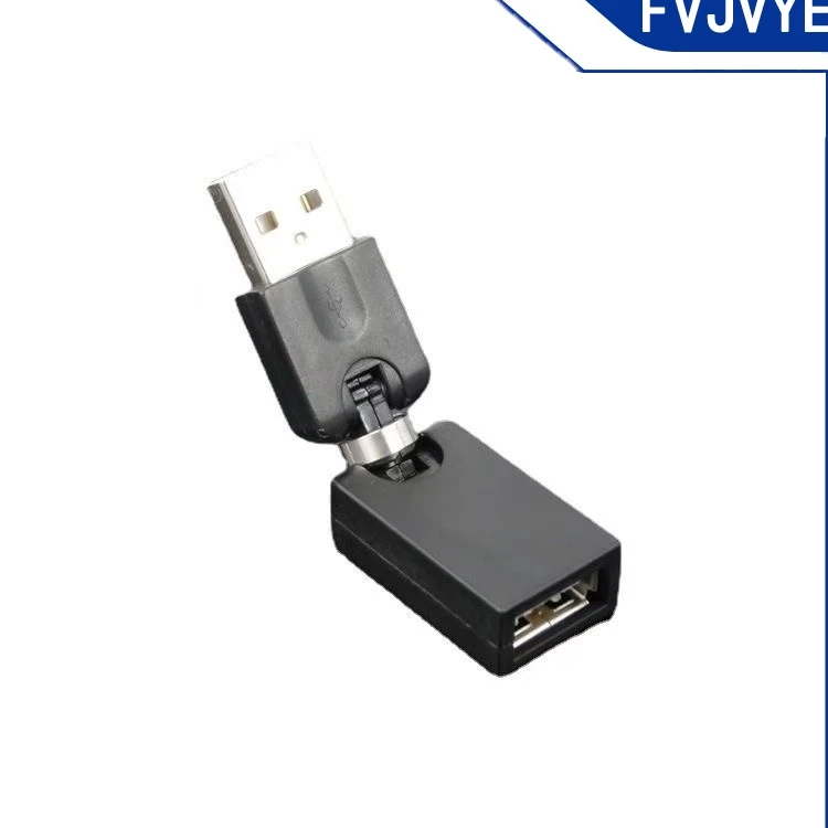 1/3/5pcs 360 Degree Rotary USB Male to USB Female Adapter Converter Extension Cable Flexible for Computer Connector .A2