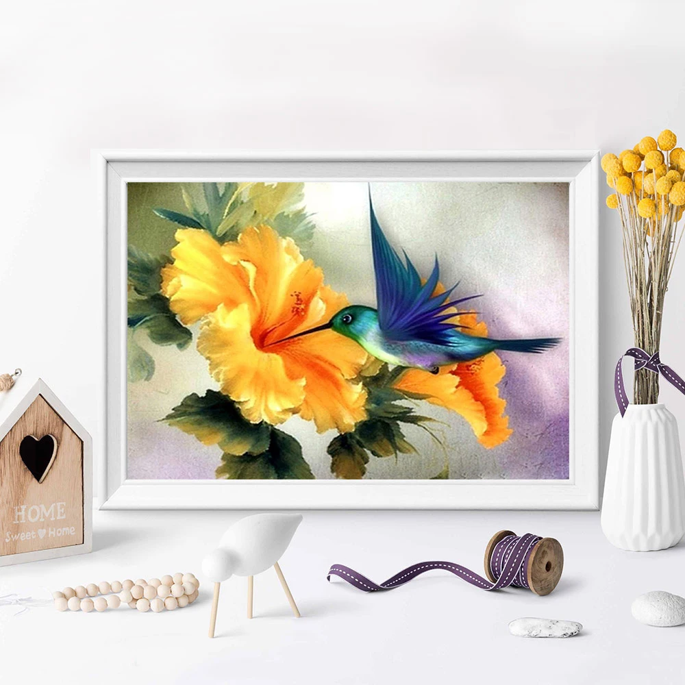 

5D Diamond painting for home decoration, embroidery, cross stitch, animal, bird, honey, DIY, DIY