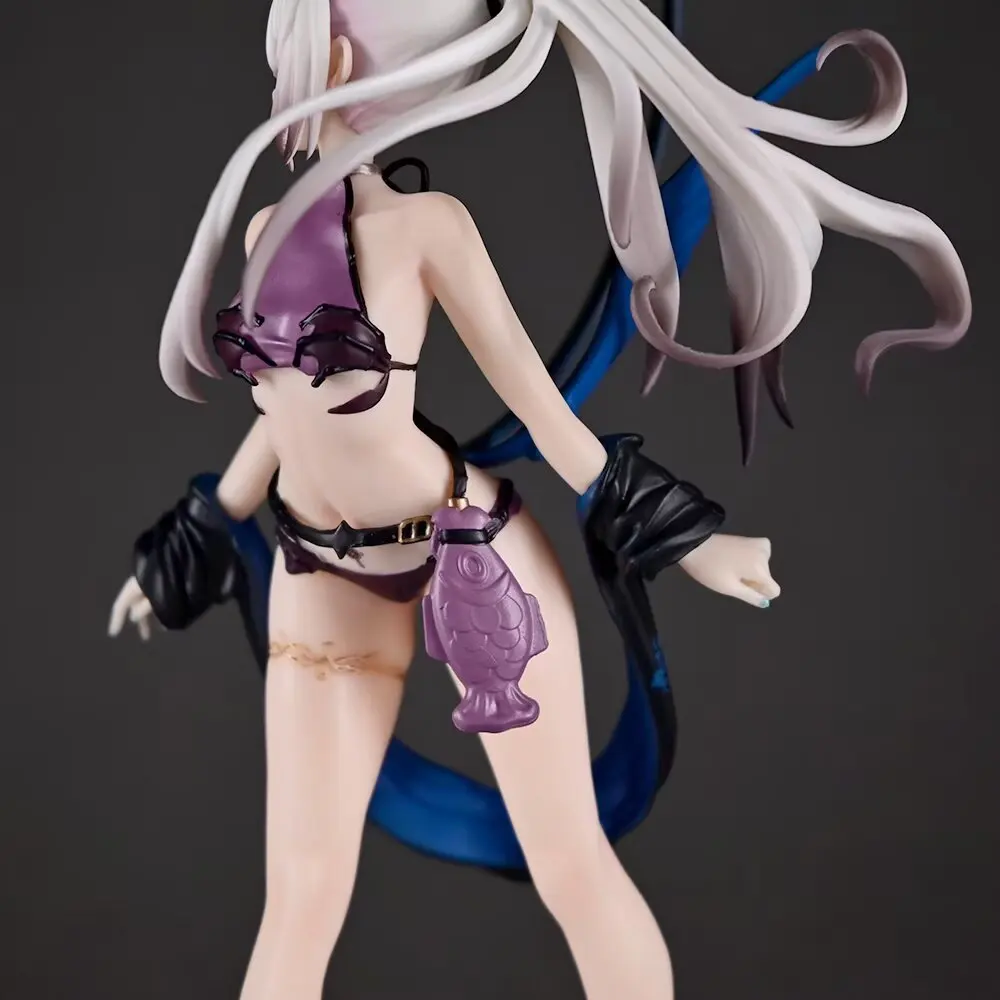 21 سنتيمتر مصير/الطلب الكبير Melusine ملابس السباحة فتاة جميلة أنيمي اليدوية عمل أرقام سطح المكتب حالة زينة زخرفية هدية #5