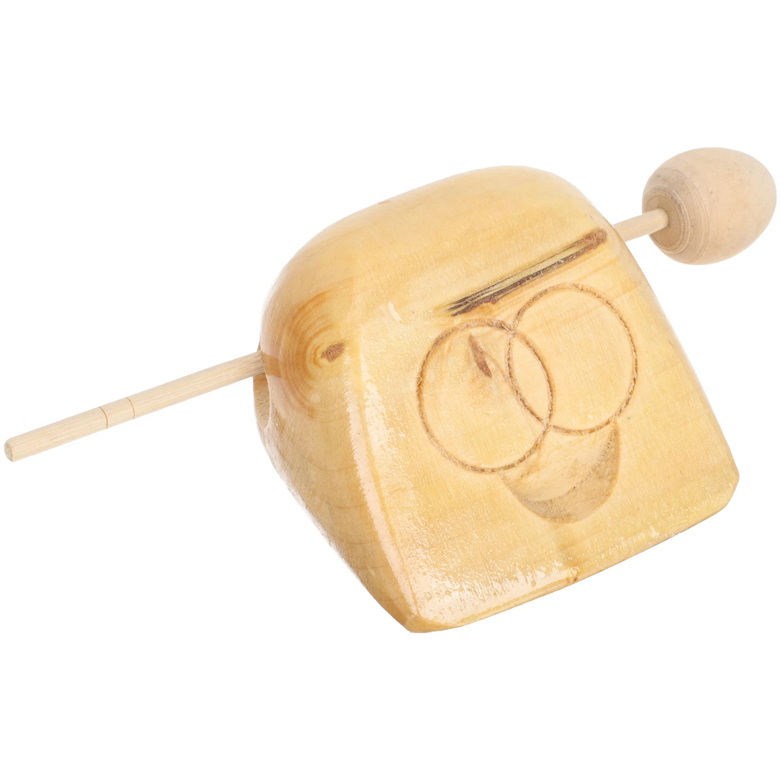 Pequeño instrumento de pescado de madera para niños, juguetes musicales, juguete de percusión, bloque, juguete educativo, pulido de Material de madera de larga duración