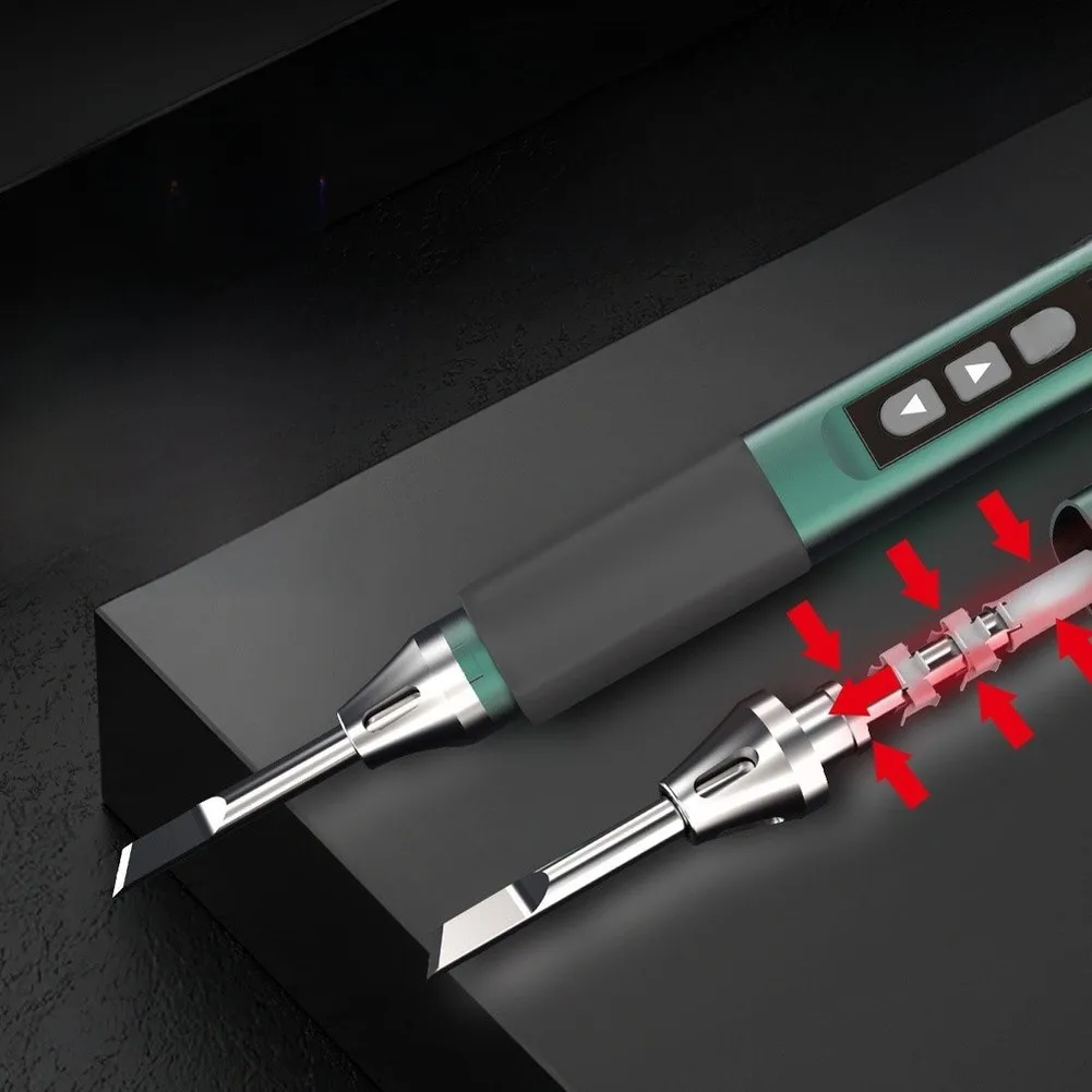 96W For Smart Soldering Iron Fast Heat USB-C Portable Electric Soldering Pen With Intelligent For Temperature Control For Circui