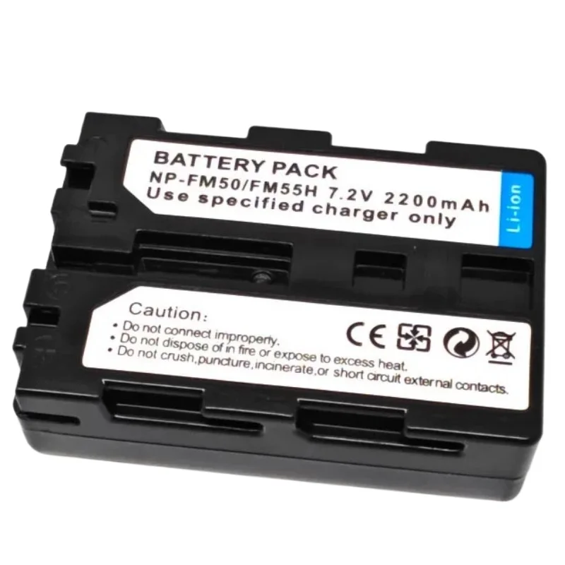 NP-FM50 FM55H 7.2V 2200mAh Li-ion Battery for Sony
