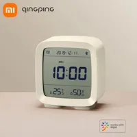 Xiaomi qingping Cleargrass Bluetooth Alarm Clock smart Control Temperature Humidity Display LCD Screen Adjustable Nightlight