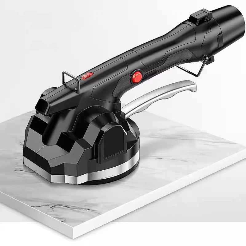 Strumento elettrico per pavimenti in piastrelle Batteria al litio Strumenti per vibrazione per piastrelle da parete Macchina da parete Vibrazione per pavimenti Strumento automatico portatile professionale