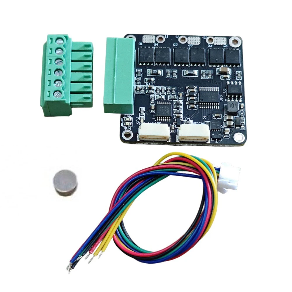 Motor Driver Board FOC Vector Control Torque Speed Position Control 12-48V 6A Motor Development Board for Brushless Motor