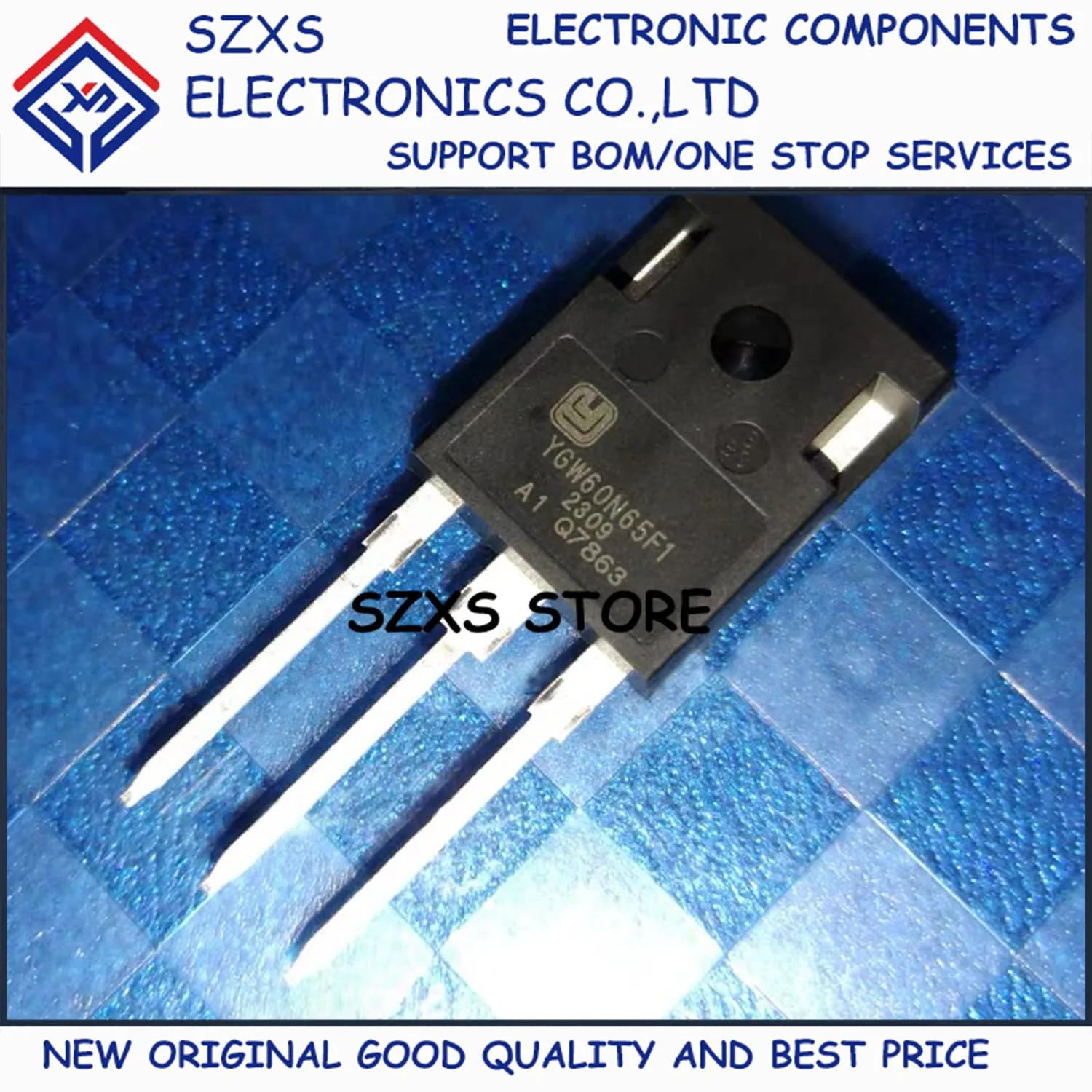 

New Original 10Pcs YGW60N65F1 TO-247 60A 650V Powerful IGBT Field Effect Transistor In Stock Electronic Components Good Quality