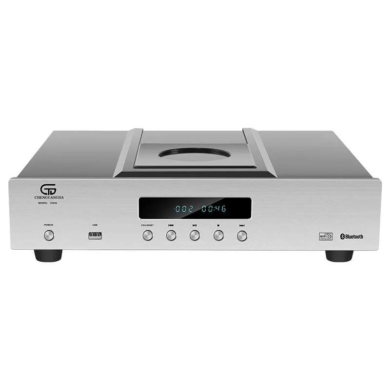 Flaggschiff HIFI CD-Player ESS9038Q2M DAC Drahtlose Bluetooth Voll Ausgewogene OPA2604 OpAmp CD Musik Plattenspieler Ringkerntransformator