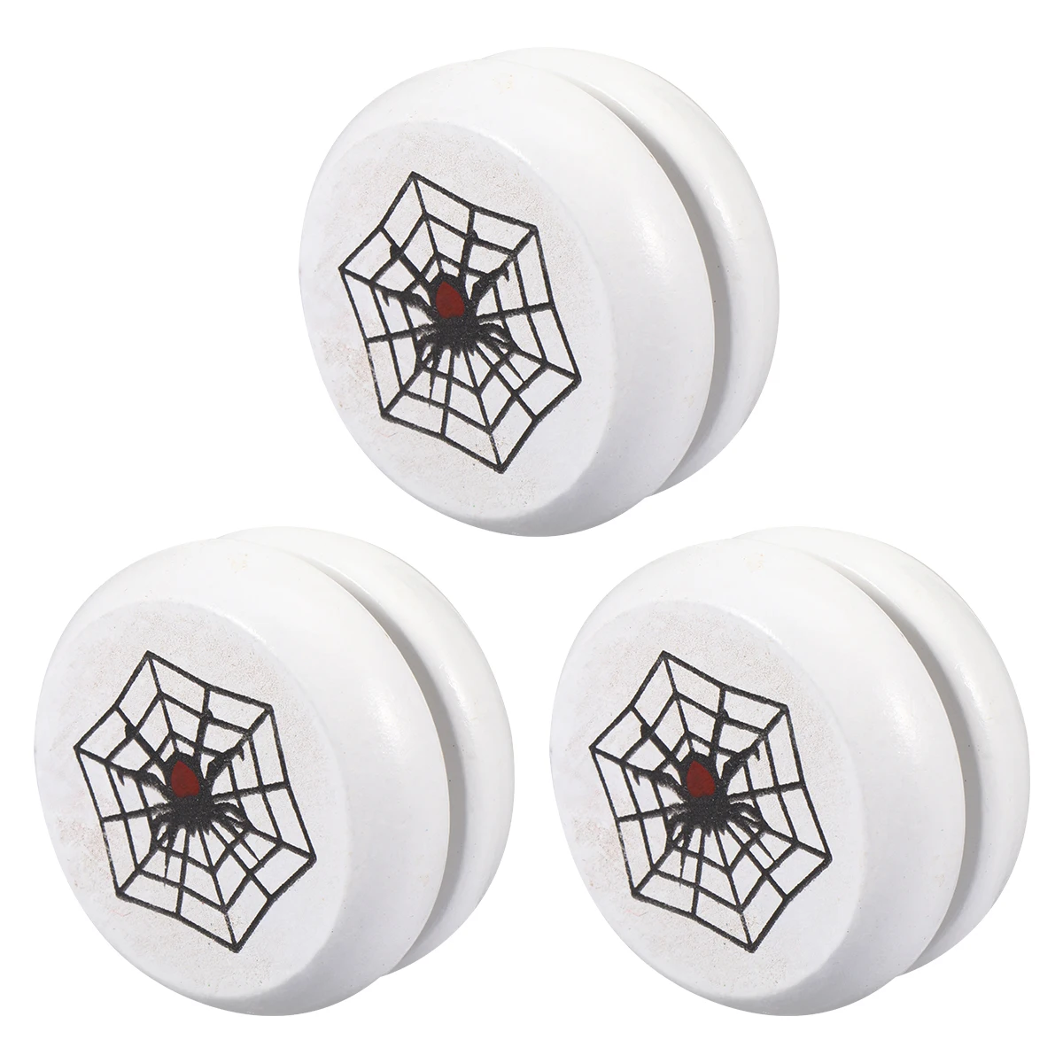 3pcs Wooden For Kids Colorful Educational Wrist Exercise Game Portable Toy Wooden Yo-Yo
