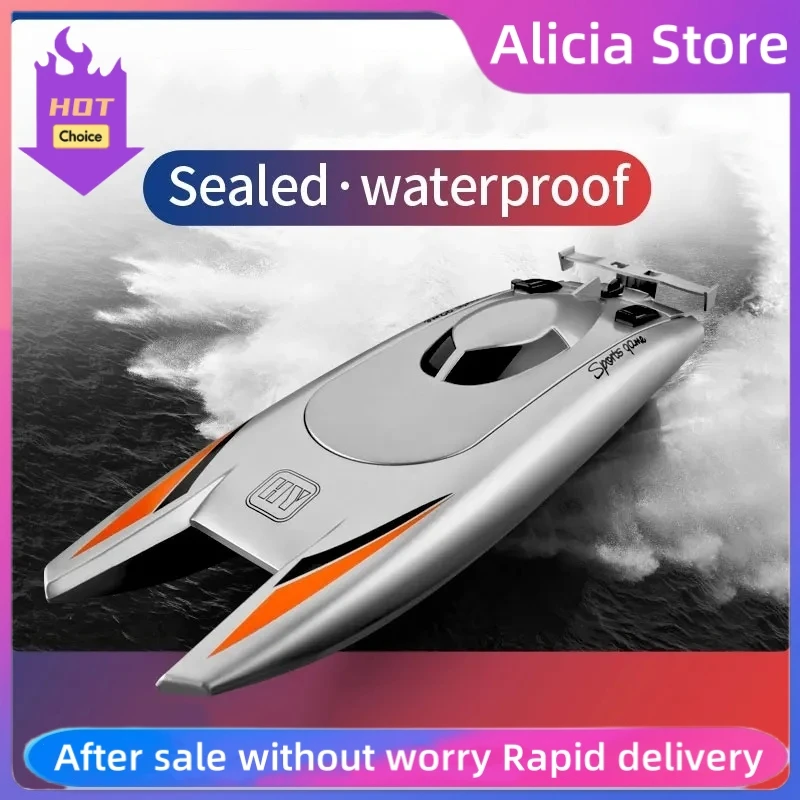 New 2.4G RC High Speed Racing Boat Waterproof Double Motor Remote Control Professional Speedboat 805 Gifts boys Toy Holiday Gift