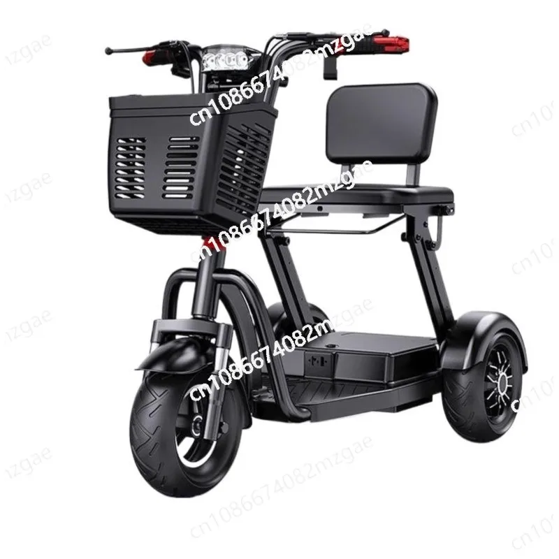 

Household Stable Electric Tricycle Small Adult Ladies Pick up Children Three-Wheel Электрический трехколесный велосипед