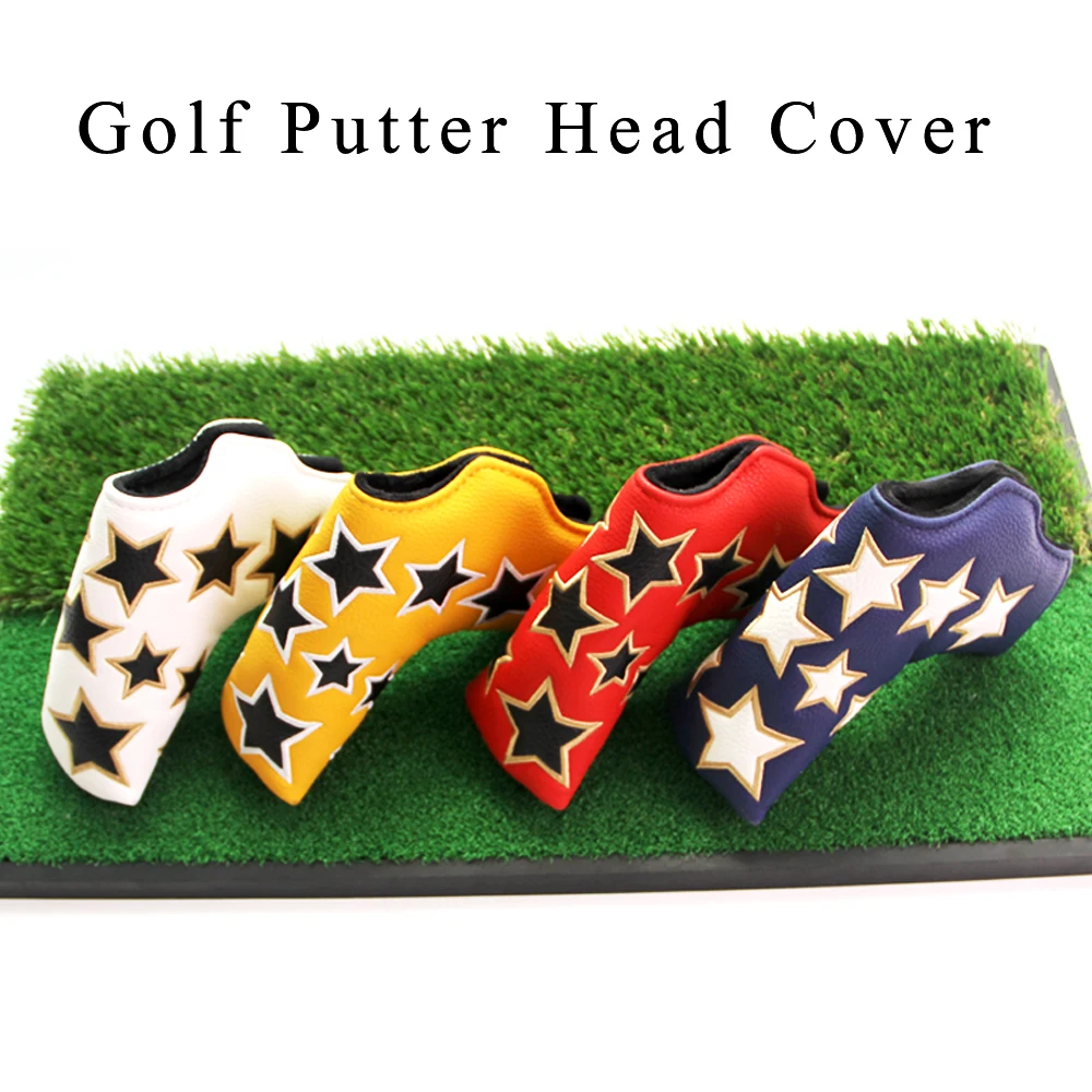 1Pcs Golf Head Covers PU Club Accessories Golf Putter Cover Headcover for Blade Golf Club Head Covers Accessory