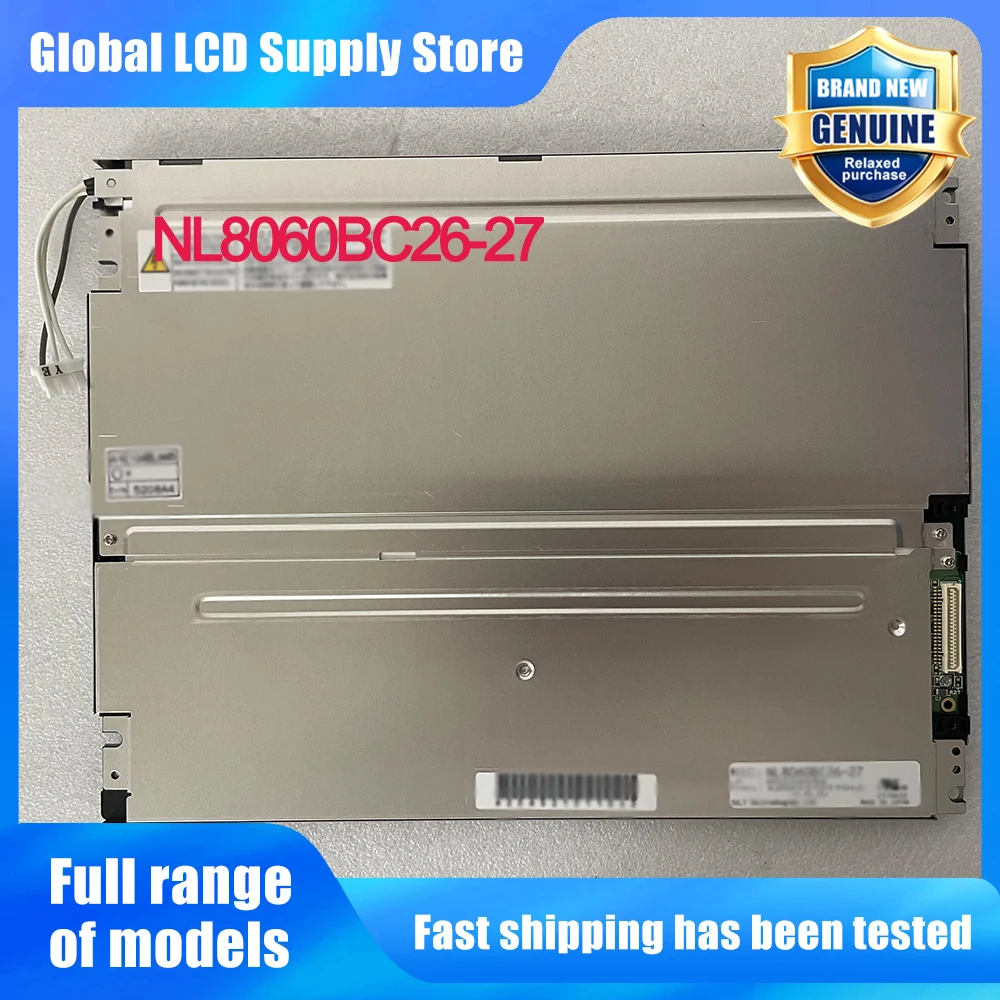 NL8060BC26-27 10.4 Inch 800*600 LCD Screen Display Panel Replacement for Industrial HMI Medical Device POS Display