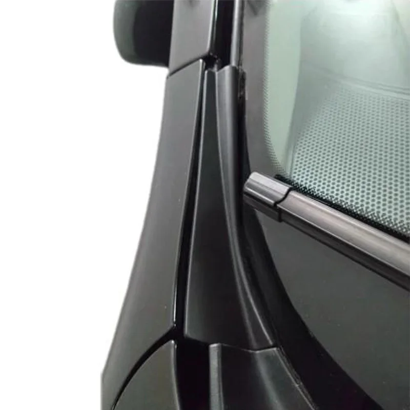 1 Pair For Nissan Qashqai J10 2008-2015 Car Front Windshield Wiper Side Trim Cover Water Deflector Cowl Plate Left Right Side