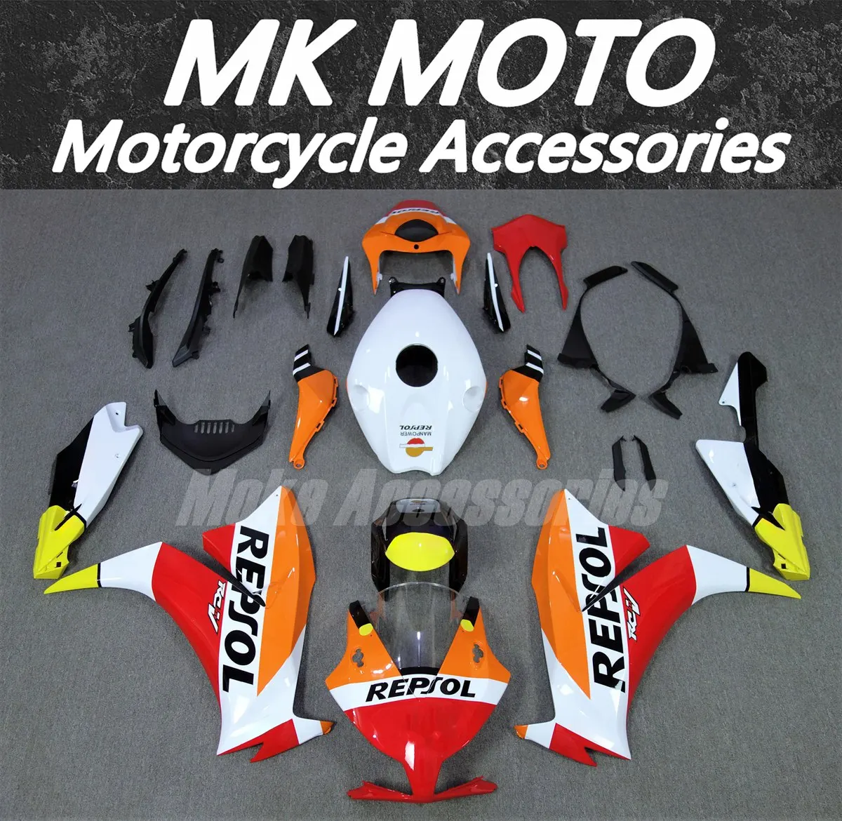 

Moke moto Motorcycle Fairings Kit Fit For Cbr1000rr 2012 2013 2014 2015 2016 Bodywork Set ABS Injection New Red White Yellow