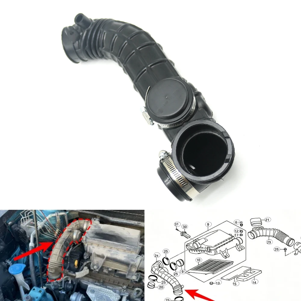 1388161MA0 Engine Turbo Front Air Cleaner Intake Breather Hose Pipe For Suzuki Vitara LY 2014-2023 SX4 S-Cross JY 2014-2021 K14C