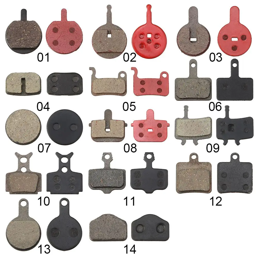 1pair Universal MTB Mountain Bicycle Brake Pads Pair for Multi-style Mountain Road Bike Parts Bicycle Brake Disc