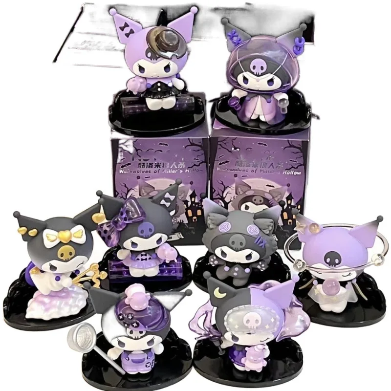 Sanrio Kuromi Blind Box Lupo mannaro Kill Series Regalo di compleanno femminile Bambola giocattolo Bambola fatta a mano Ornamento da tavolo