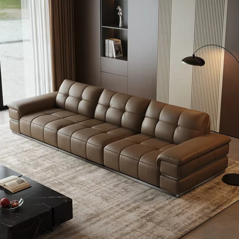 

European Lounge Sofas Living Room Family Luxury 5 Seater Couch Solid Wooden Design Floor Minimalist Relaxing House Accessories