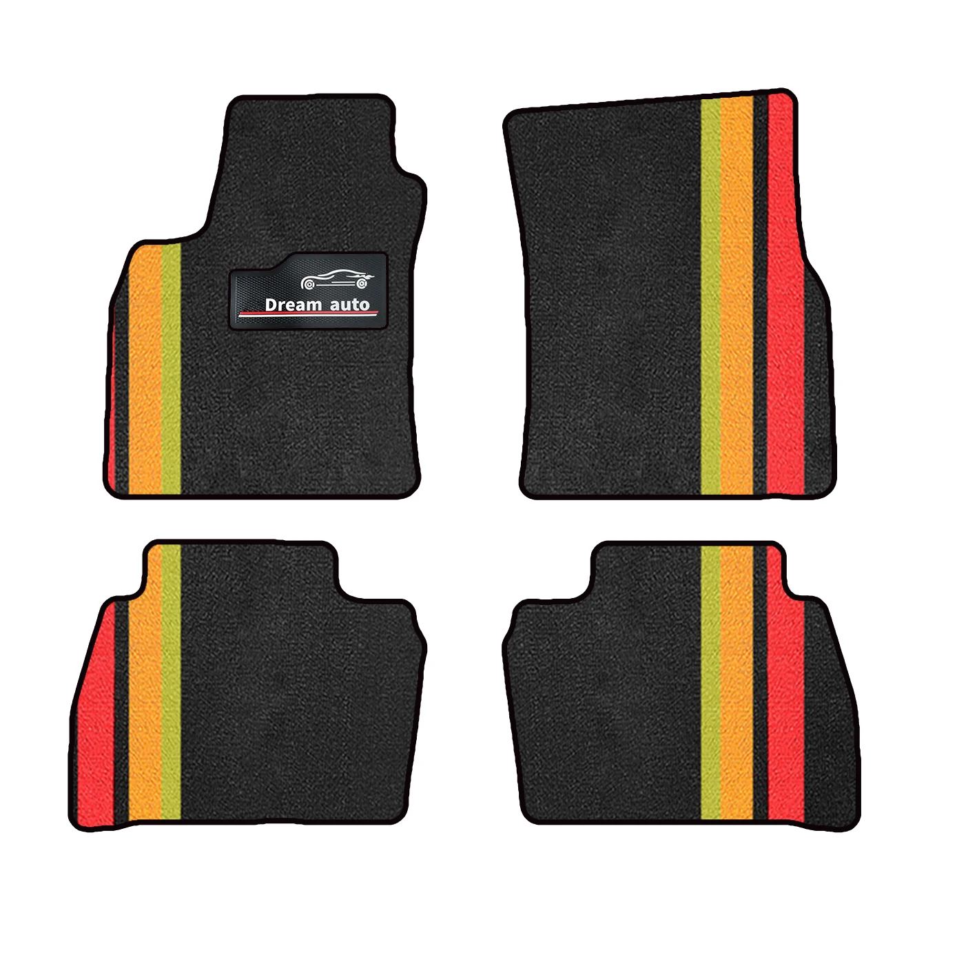 

For Toyota Land Cruiser 2008–2015 Car Floor Mats With Buttons Waterproof Non-Slip Car-Specific Mats Floor Mats Car Accessories