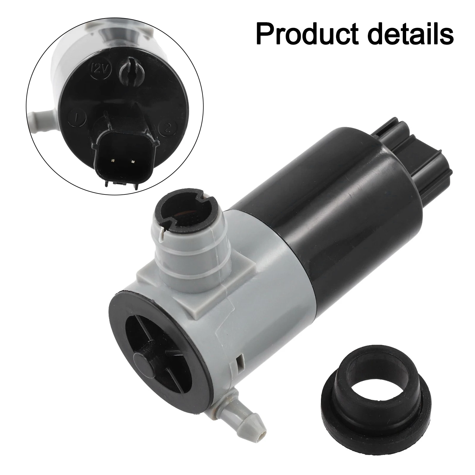 Replacement Washer Motor Washer Pump Motor 1 Piece Included Fit For Multiple Vehicles Replacement For Broken Pump