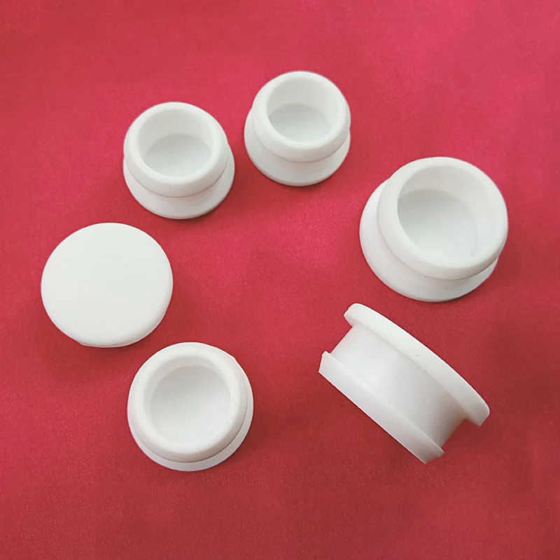 1-10PC 5.5mm-20mm White Silicone Rubber Cap Hole Plug Cover Rubber Stopper Sealing Plug Snap-on Gasket Blanking End Seal Stopper