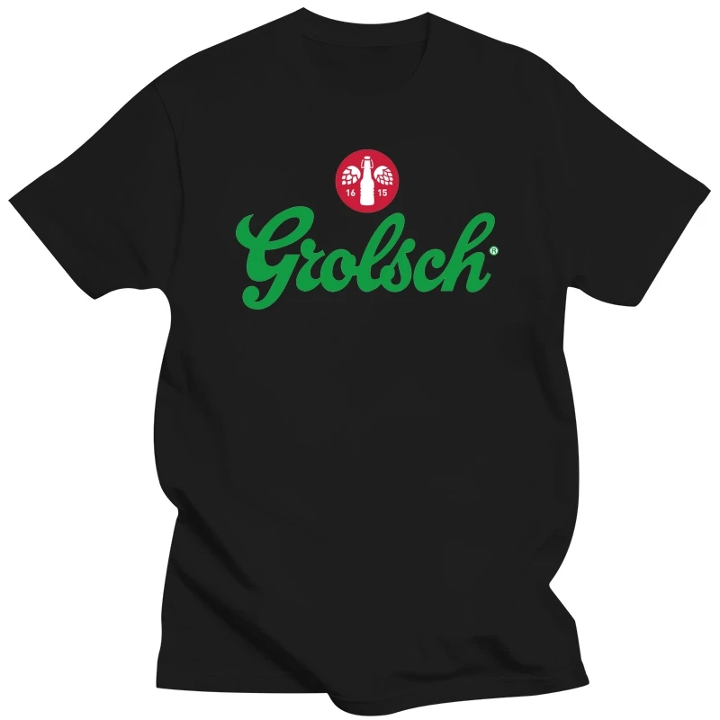 Grolsch Premium Lager T Shirt Grolsch Beer Shirt Fashion Summer Paried Tshirts Tee Shirts Hipster O-neck