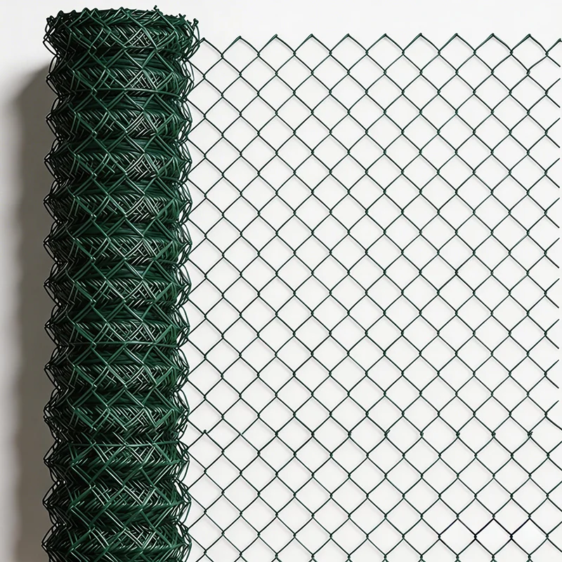 Coated welded chain link mesh rhombus wire for gardens