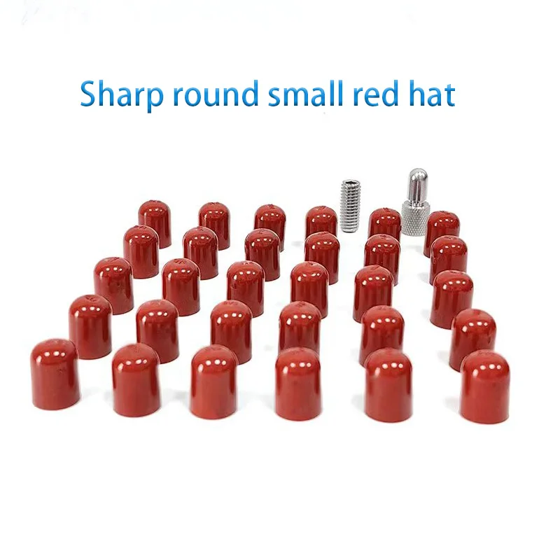  New Thickened Rubber Top Cap And Small Red Cap Repair Tool For Car Depression Repair
