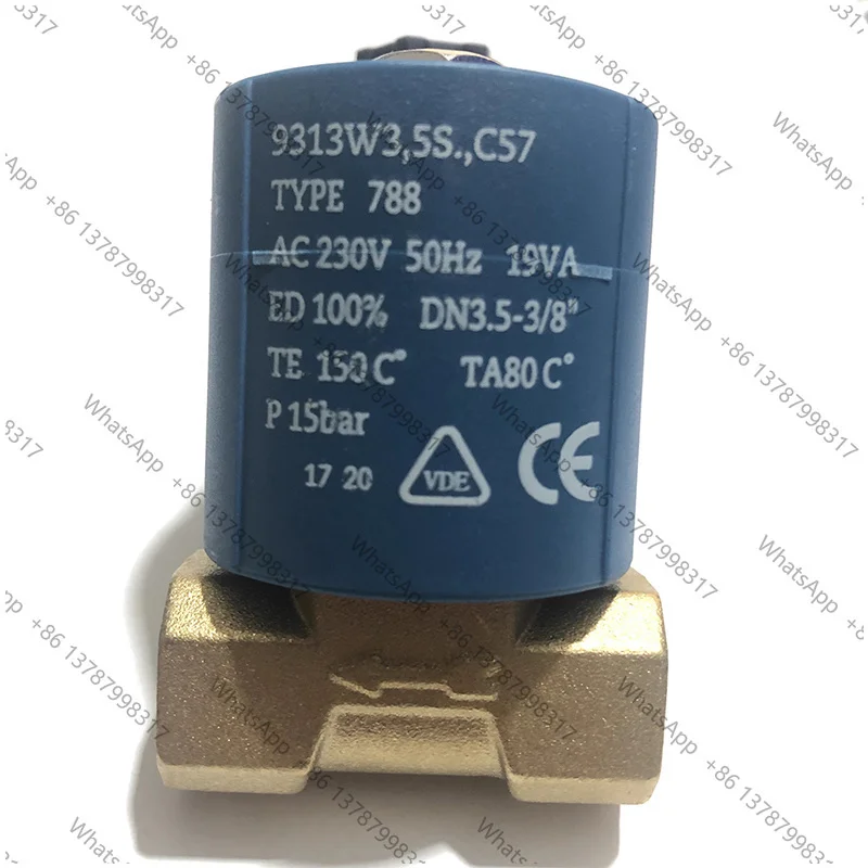 Replaceable CEME Solenoid Valve for Screw Machines 931VV35SC57 C57 TYPE 788 AC230V B12 Controls Plasticizer Extruders G3/8