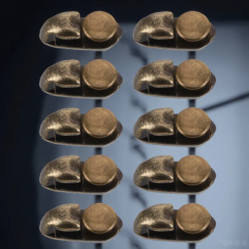 

10Pcs Shoe Lace Hooks Boot Lace Hook Kits Metal Alloy Industrial Shoe Buckle Replacements for Hiking Climbing Boots Repair